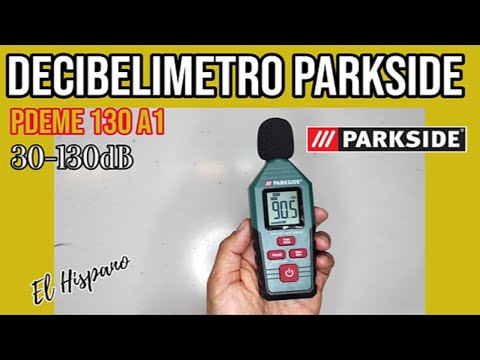 Decibelimetro 30-130 dBA Parkside PDEME 130 A1 Lidl. Fonometro - YouTube