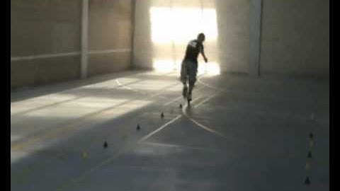 Toe Wheeling forward - Slalom Tricks