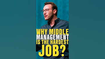 why middle management is the hardest job| Simon Sinek #inspiration #feedshorts #motivational #speech