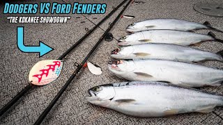 Kokanee Fishing SHOWDOWN! | Trolling Dodgers VS Ford Fenders/Gang Trolls