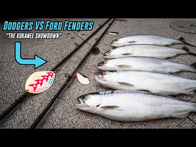 Kokanee Fishing SHOWDOWN!  Trolling Dodgers VS Ford Fenders/Gang Trolls 