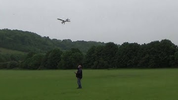 Hobbyzone Super Cub S with aerial GoPro footage.