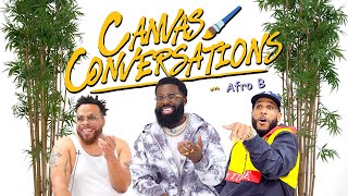 Afro B Freestyles And Speaks On London Slang While Being Drawn | Canvas Conversations