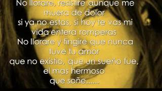 ANA BARBARA NO LLORARE  LETRA♥