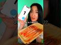 Eat raw shrimp & crape cake in __ bite!