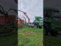 LKW am Holzhacker / Heizohack 14-800 im Einsatz #Holzhacker #hackschnitzel #forst #mercedes GMT 050