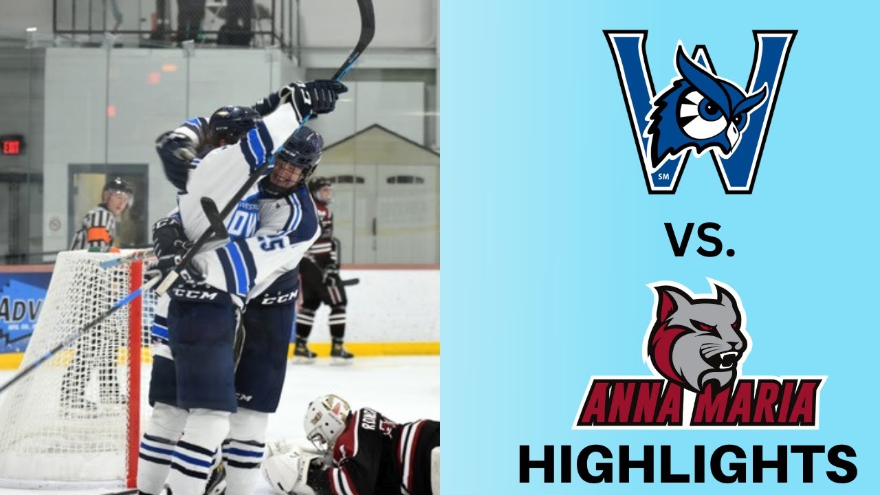 Westfield State Hockey vs. Anna Maria College HIGHLIGHTS 11/3/22