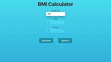 BMI Calc App for tvOS Demo