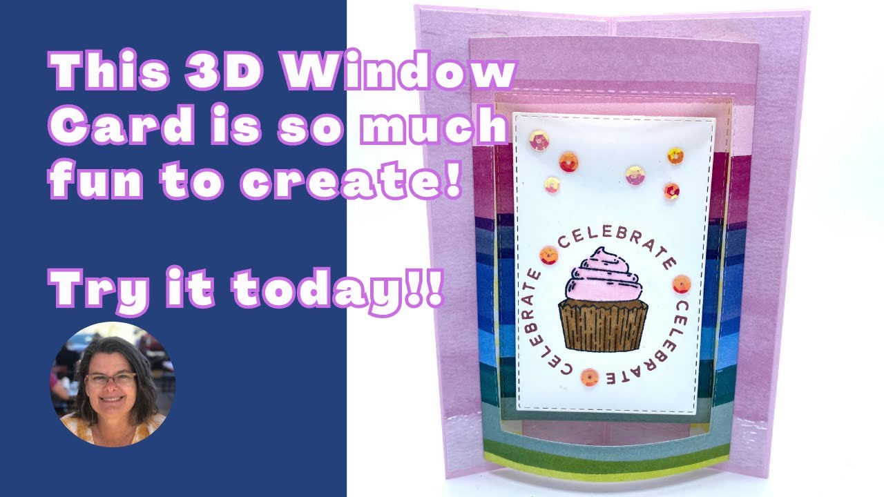This 3D Window Card is so much fun to create! Try it today!! - YouTube