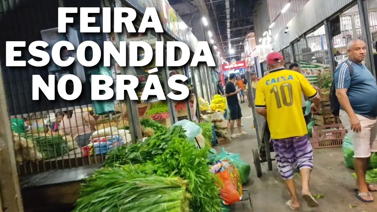 Andando pelo Brás achei uma feira escondida 😱 (ninguém mostra isso)
