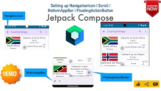Scaffolding NavigationIcon | BottomAppBar |  FloatingActionButton: Jetpack Compose - 25 screenshot 5