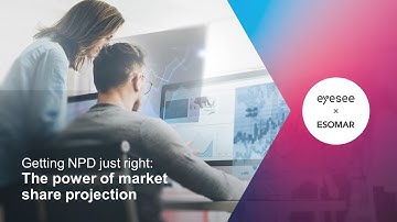 EyeSee @ ESOMAR: Getting NPDs right - The power of market share projection
