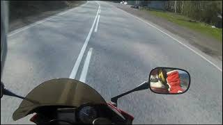 Мой первый серпантин на Honda CBR F4i/HD1080p.60fps