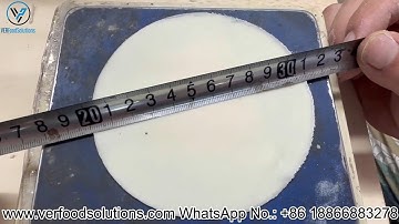 VERFOODSOLUTIONS 11cm 15g Dumpling Wrapper Machine Test For Australia Customer