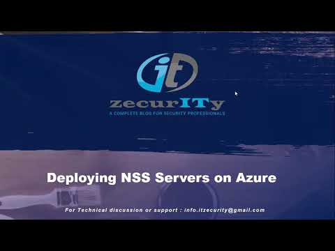 Deploying NSS Servers on Azure