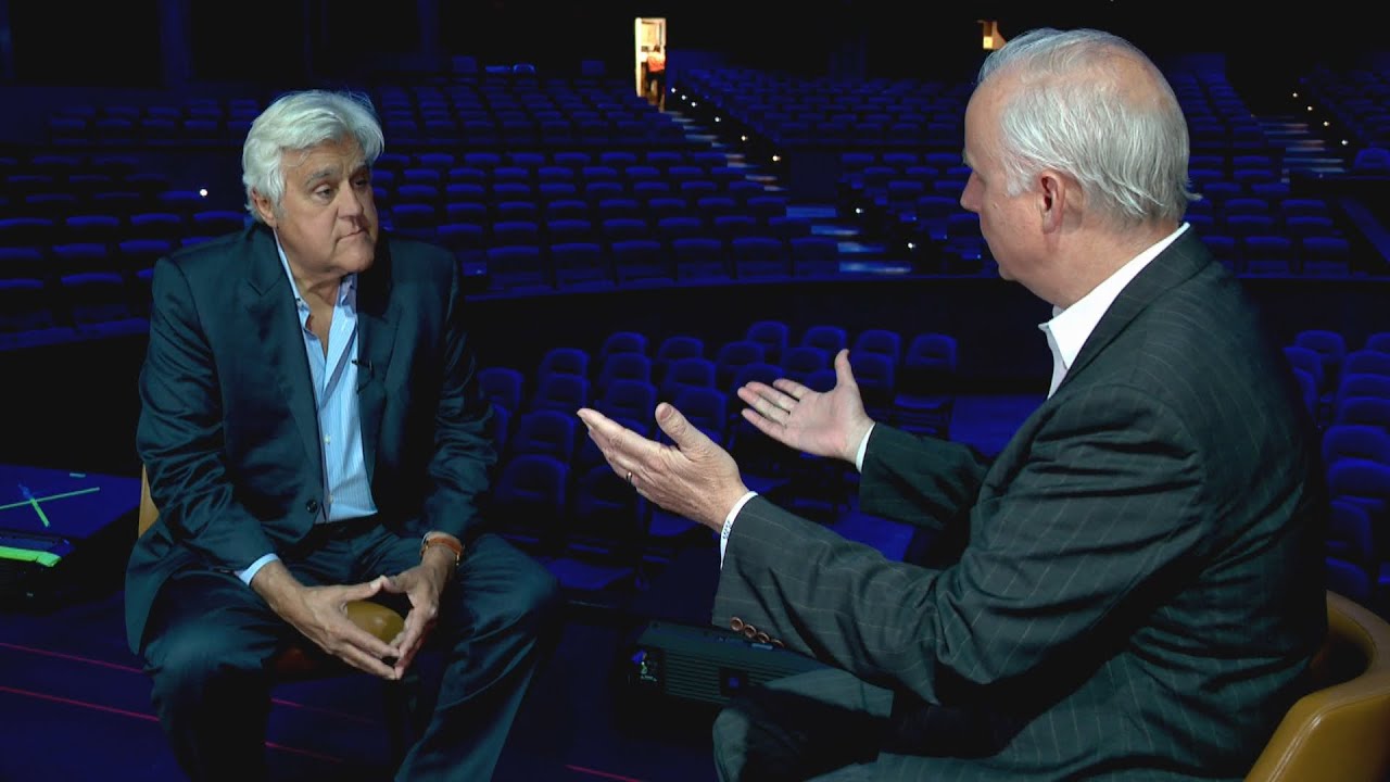 Former Tonight Show Host Jay Leno talks with Matt Mulcahy of WSTM-TV, NBC in Syracuse, NY.