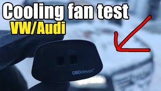 How to test engine cooling fan on VW/Audi with OBDeleven/VCDS screenshot 1