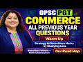 COMMERCE   All Previous Year Questions Paper Analysis #ssbpgt #opscpgt #commerce