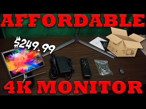 Cheapest 4K 27 inch HDR Monitor 2018: Unboxing and Review (Monoprice Monitor)