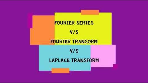 Connection between Fourier series, Fourier Transform & Laplace Transform || Region of convergence ||