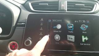 2018 Honda CRV touch screen tips and tricks