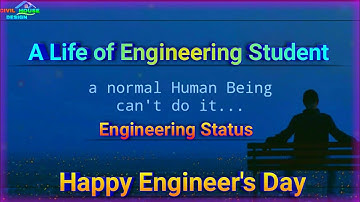 Life of A Engineering Students |  Engineers Day Status | Engineers day whatsapp status |Status Video