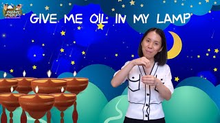 Give Me Oil | Action Song | Christian Children Song