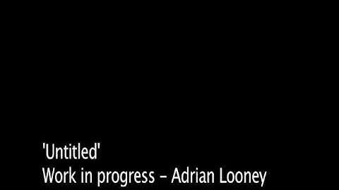 Untitled - Work in progress music score