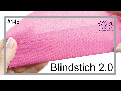 Video: Wie Man Eine Blindnaht Macht