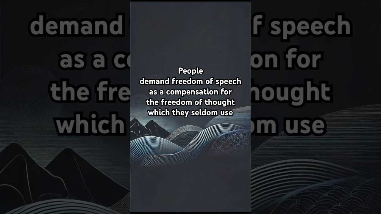 People demand freedom of speech 