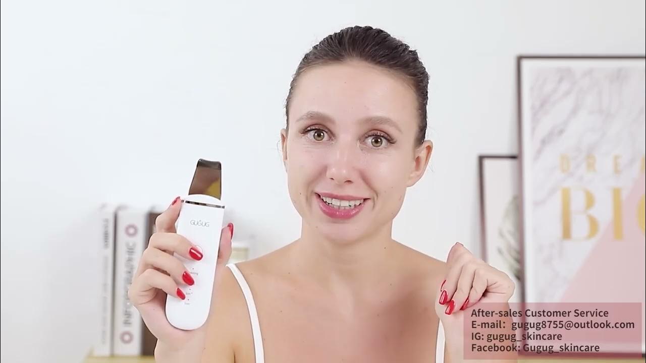 Instructions of GUGUG Skin Scrubber YouTube