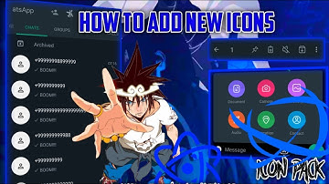 HOW TO CHANGE WHATSAPP ICONS || ALL BASE WORKING || NEW ICON PACK