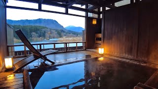 Staying at Japan's Onsen Ryokan with an Open-air Bath with a Spectacular View | Fukusen Niigata