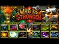 WHO IS STRONGER? | EPIC Poison Split Shot Carry Medusa Vs. Invisible Splash Attack Hard Rock TINY