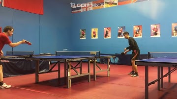 Table Tennis Forehand and Backhand Loop Training