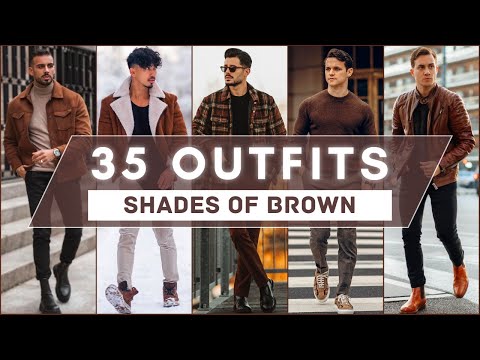 35 Brown Shades Outfit Ideas For Winter 2023 | Men's Fashion