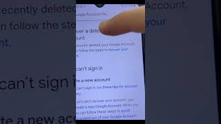 Recover Deleted Gmail Account on Android