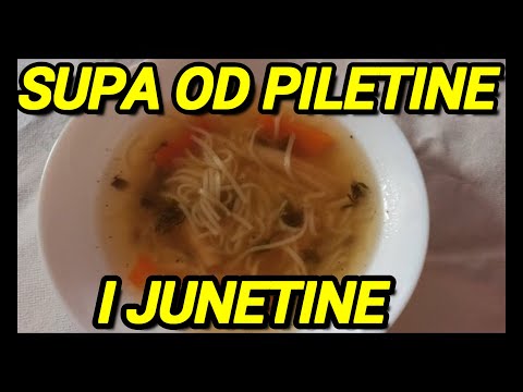 Supa od piletine i junetine   2 u 1..Juneća supa i Pileća supa  u jednom loncu...