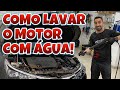 COMO LAVAR O MOTOR COM ÁGUA! - VAI ESTRAGAR?