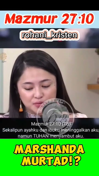 Artist Marshanda's Testimony of Leaving Islam and Converting to Christianity