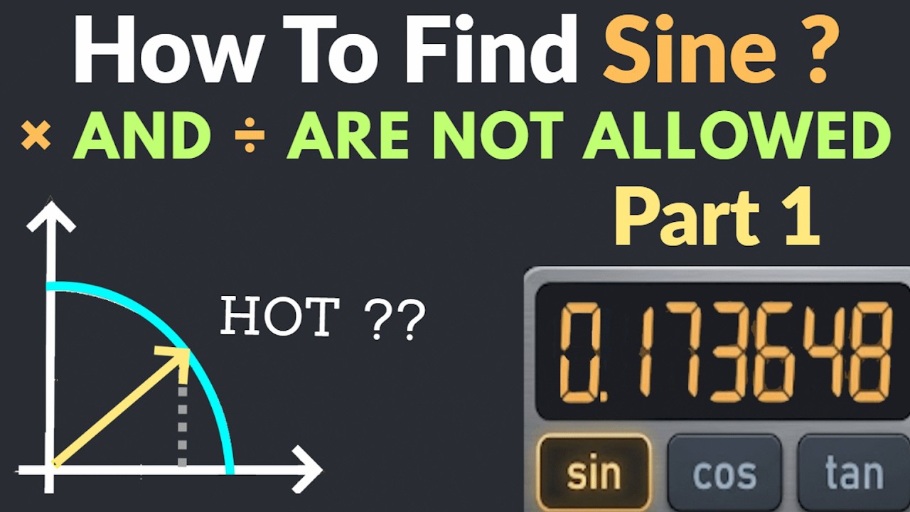 How Calculators ACTUALLY Work (It's Not Taylor Series) — Part 1
