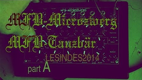 MFB MICROZWERG + MFB TANZBÄR -- part A