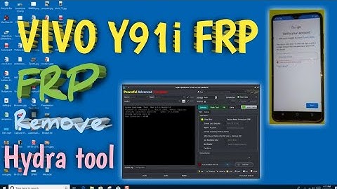 Vivo Y91i Remove FRP(factory reset protection)HOW?tutorial by Hydra tool.👍😀Lutang Family Channel.