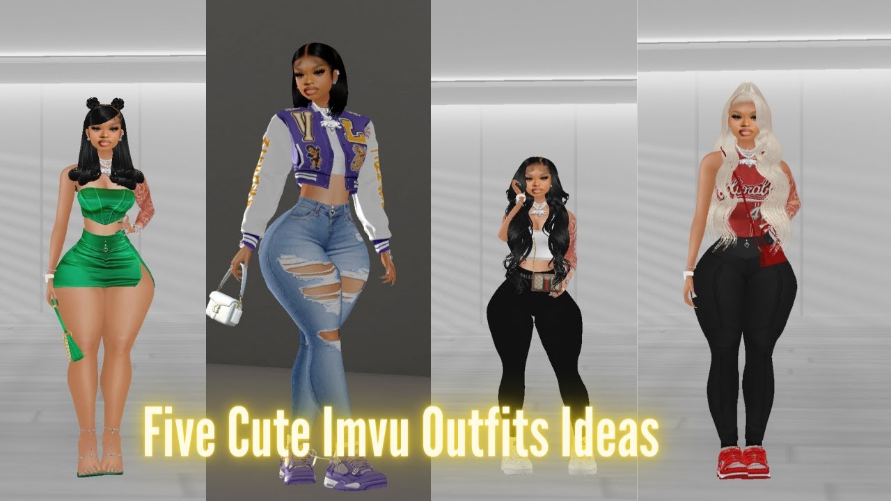 Five Cute Imvu Outfits Ideas YouTube