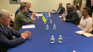 President Ramaphosa on a bilateral meeting with President Volodymyr Zelensky of Ukraine in New York