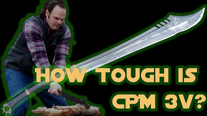 Destroying a $1500 CPM 3V Sword - How tough is 3v?