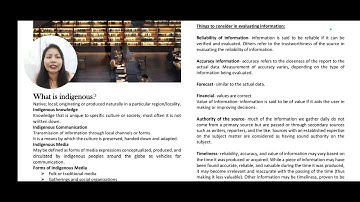 MIL122 Module 4: Media and information Sources