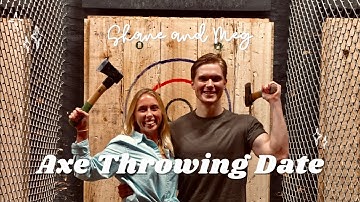 AXE THROWING DATE NIGHT | couples vlog