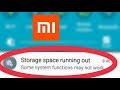 Redmi Storage Space Running Out Solution | Redmi All Phones, Redmi Note