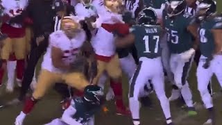 Trent Williams EJECTED after Starting a Fight | 49ers vs Eagles | 2023 NFC Championship